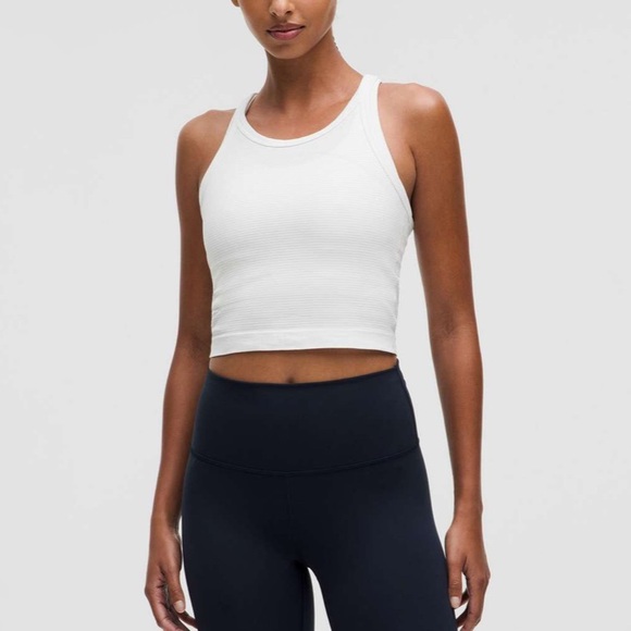 Lululemon Swiftly Tech Cropped Racerback Tank Top 2.0
White / White - Picture 1 of 7